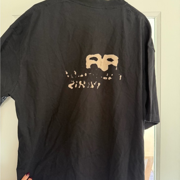 Balenciaga Black Graphic Tee - Picture 2 of 3